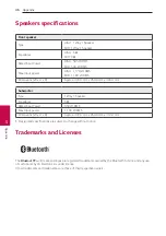 Предварительный просмотр 46 страницы LG CL88 Owner'S Manual