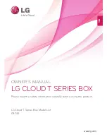 Предварительный просмотр 1 страницы LG Cloud T Series CBT42 Owner'S Manual