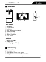 Предварительный просмотр 1 страницы LG CM-900 Manual