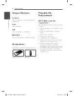 Предварительный просмотр 6 страницы LG CM1530BT Owner'S Manual