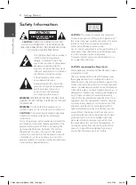 Preview for 2 page of LG CM2440 Owner'S Manual