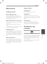 Предварительный просмотр 21 страницы LG CM2521 Owner'S Manual