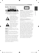 Preview for 3 page of LG CM4230 Owner'S Manual