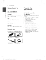 Предварительный просмотр 8 страницы LG CM4330 Owner'S Manual