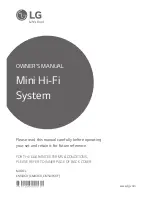 Preview for 1 page of LG CM4360 Owner'S Manual