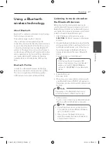 Предварительный просмотр 27 страницы LG CM8330 Owner'S Manual