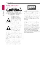 Preview for 2 page of LG CM8350 Owner'S Manual