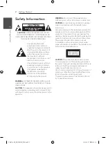 Preview for 2 page of LG CM9530 Owner'S Manual