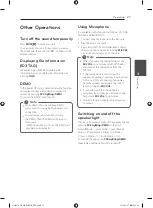 Preview for 27 page of LG CM9530 Owner'S Manual