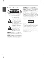 Preview for 2 page of LG CM9730 Owner'S Manual