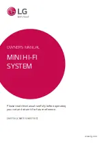 LG CM9750 Owner'S Manual preview