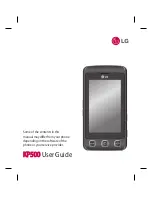 Preview for 3 page of LG CNETKP500REDULK -  Cookie KP500 Cell Phone 48 MB User Manual