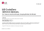 LG CodeZero A9 Series Service Manual предпросмотр