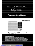 Preview for 1 page of LG COMFORT-AIRE REG-123A Owner'S Manual