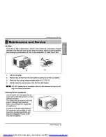 Preview for 21 page of LG COMFORT-AIRE REG-123A Owner'S Manual