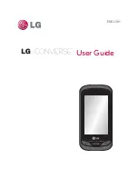 Preview for 1 page of LG Converse User Manual