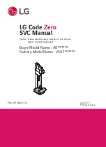 Предварительный просмотр 1 страницы LG CordZero A9 Series Svc Manual