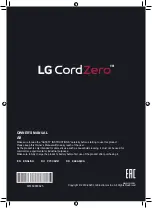 Предварительный просмотр 1 страницы LG CordZero A9 Owner'S Manual