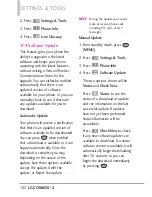 Предварительный просмотр 104 страницы LG Cosmos 2 User Manual