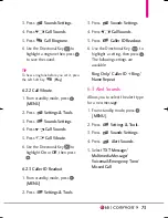 Предварительный просмотр 75 страницы LG Cosmos 3 User Manual