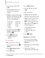 Preview for 74 page of LG Cosmos User Manual