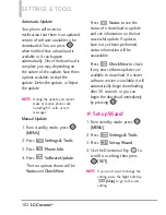 Preview for 104 page of LG Cosmos User Manual