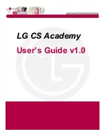 Предварительный просмотр 1 страницы LG CS Academy User Manual