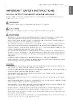 Предварительный просмотр 3 страницы LG CS12AWK Owner'S Manual