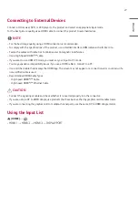 Предварительный просмотр 27 страницы LG CSAA-009X Owner'S Manual