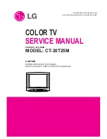 LG CT-20T25M Service Manual preview