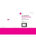 Предварительный просмотр 1 страницы LG CT-25/29M60E/T Service Manual