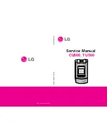 Preview for 1 page of LG CU500 -  Cell Phone Service Manual