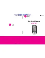 Preview for 1 page of LG CU720 Black Service Manual