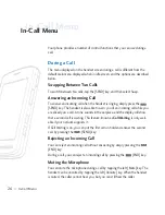 Preview for 30 page of LG CU915 -  Vu Cell Phone 120 MB User Manual