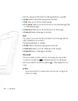 Preview for 50 page of LG CU915 -  Vu Cell Phone 120 MB User Manual