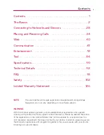 Preview for 3 page of LG CX670 User Manual