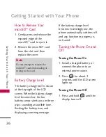 Preview for 26 page of LG CX700V User Manual