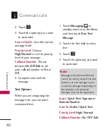 Preview for 40 page of LG CX700V User Manual