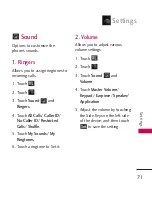 Preview for 71 page of LG CX700V User Manual