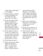 Preview for 99 page of LG CX700V User Manual