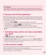 Preview for 22 page of LG D100j User Manual