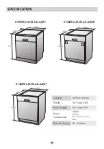 Предварительный просмотр 31 страницы LG D1450WAFB1 Owner'S Manual