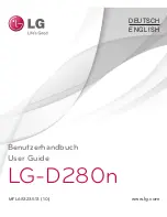 Preview for 1 page of LG D280n User Manual