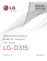 LG D315 User Manual preview