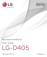 LG D405 User Manual preview