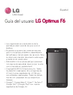 Preview for 2 page of LG D500 (Spanish) Guías Del Usuario Manual