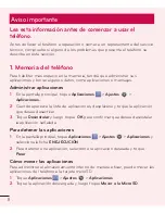 Preview for 7 page of LG D500 (Spanish) Guías Del Usuario Manual