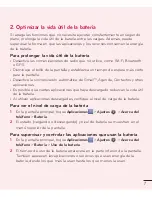 Preview for 8 page of LG D500 (Spanish) Guías Del Usuario Manual