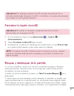 Preview for 22 page of LG D500 (Spanish) Guías Del Usuario Manual