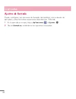 Preview for 45 page of LG D500 (Spanish) Guías Del Usuario Manual